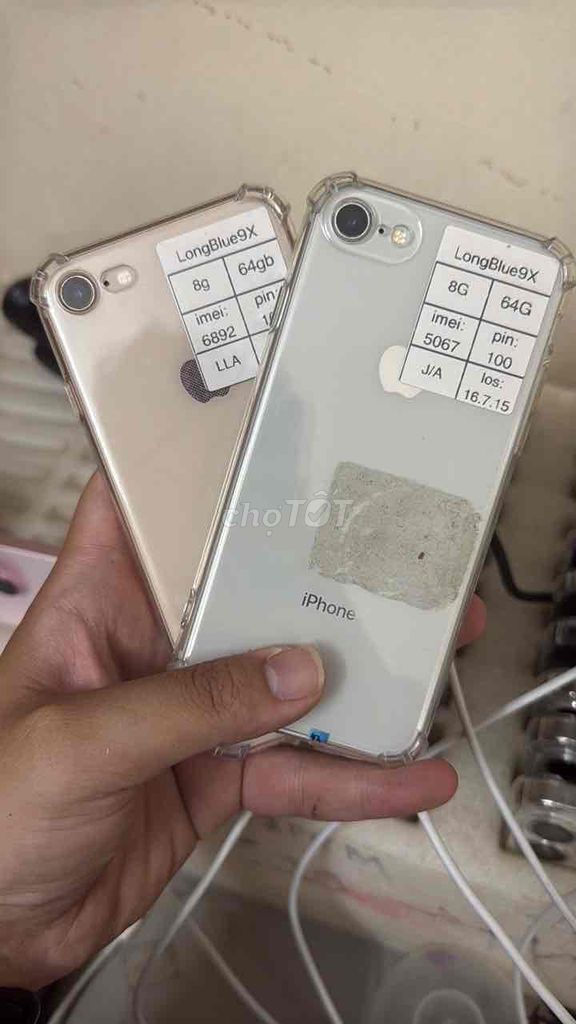 Apple iPhone 8 64GB Vàng. Mua bán Điện thoại tại Quận Cầu Giấy Hà Nội được đăng bởi Long blue 9x hình 1