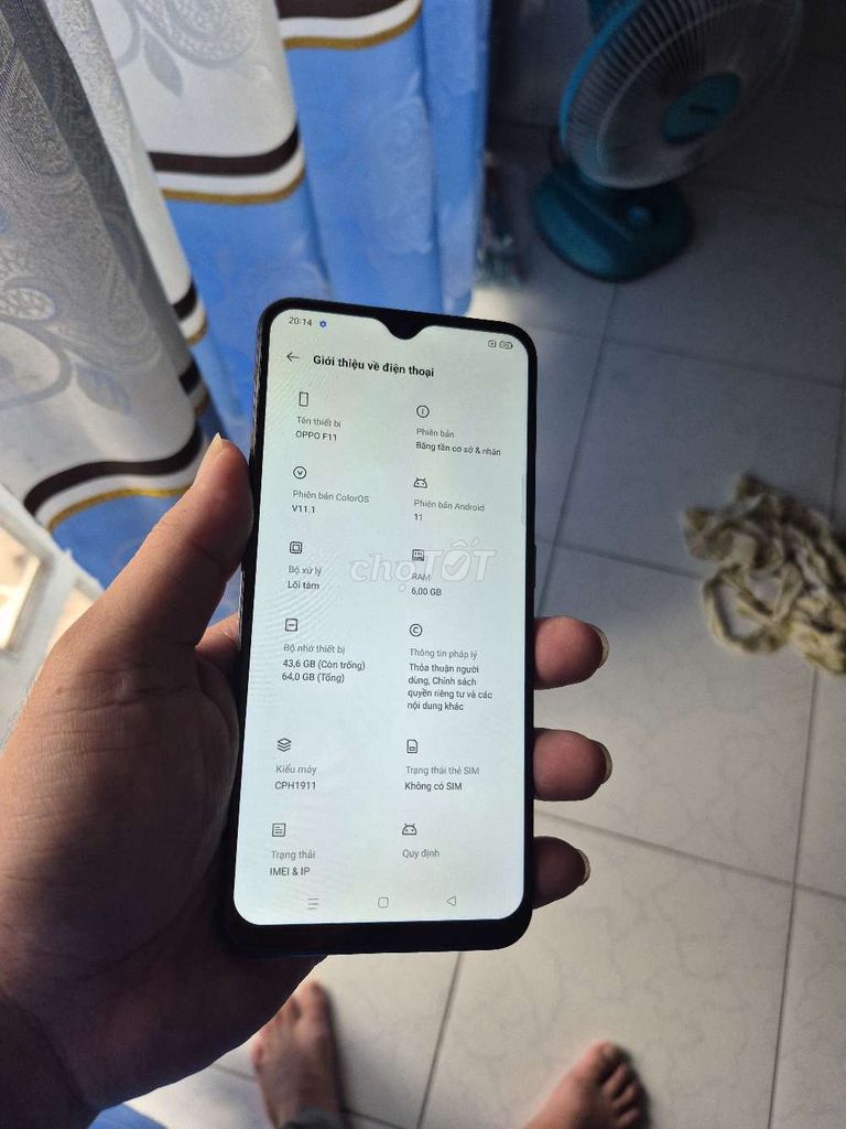 Oppo F11 6GB/64GB Tím. Mua bán Điện thoại tại Huyện Củ Chi Tp Hồ Chí Minh được đăng bởi Hưng Hồ hình 1