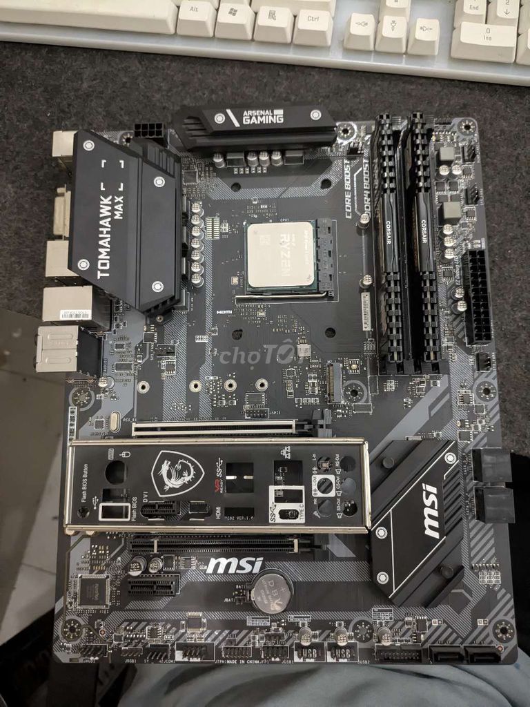 MSI B450 Tomahawk Max Ryzen 5 5600x 16GB. Mua bán Linh kiện (RAM, Card...) tại Huyện Bình Chánh Tp Hồ Chí Minh được đăng bởi Minh Hiền hình 1