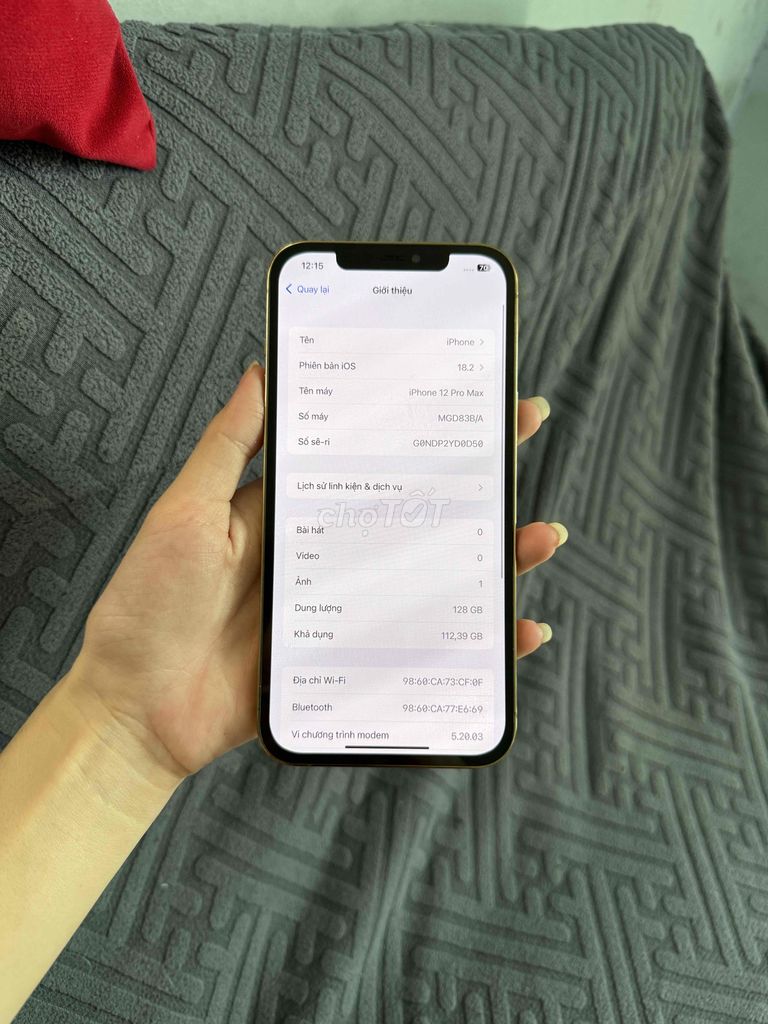 iPhone 12 Pro Max 128GB Quốc tế