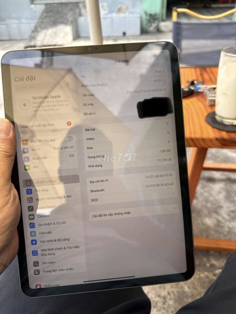 iPad Pro M1 Wifi 128Gb máy zin nguyên bản.. Mua bán Máy tính bảng tại Quận 3 Tp Hồ Chí Minh được đăng bởi Phú An hình 1