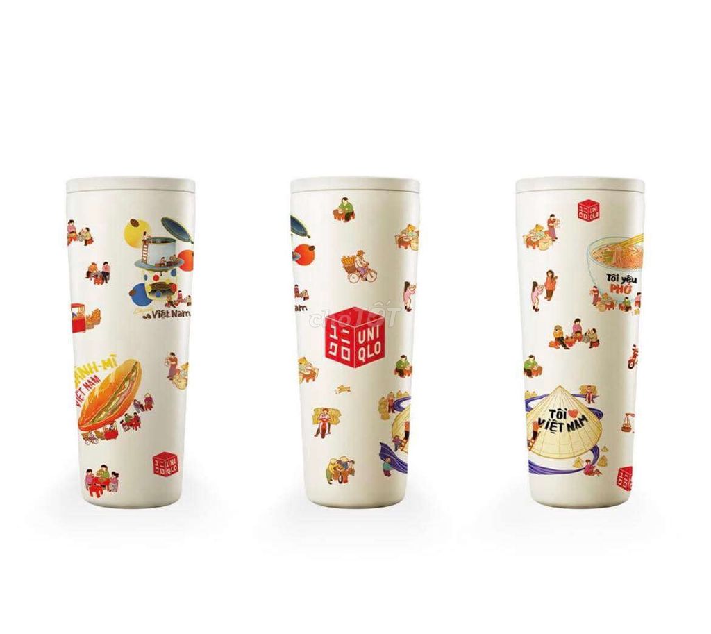 Ly giữ nhiệt Uniqlo 700ml bản giới hạn (quà tặng) . Mua bán Dụng cụ nhà bếp tại Quận Hoàng Mai Hà Nội được đăng bởi Ngan Nguyen hình 1