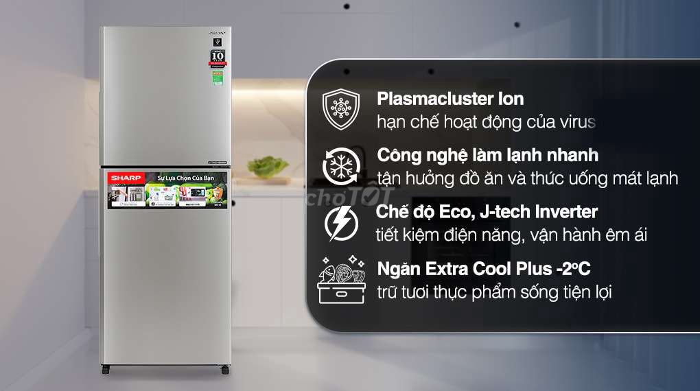 Tủ lạnh Sharp Inverter 330 lít SJ-XP352AE-SL. Mua bán Tủ lạnh tại Quận 6 Tp Hồ Chí Minh được đăng bởi ĐĂNG DƯƠNG hình 5