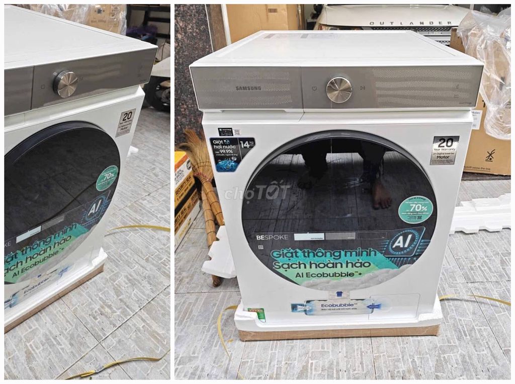 Máy giặt 14kg SAMSUNG BESPOKE WW14BB944DGHSV MỚI 💯. Mua bán Máy giặt tại Quận 3 Tp Hồ Chí Minh được đăng bởi Thảo Ly hình 1