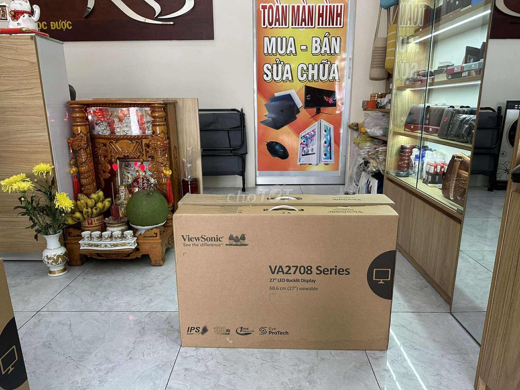 Màn 27" 2k 100hz Viewsonic full box BH 2029. Mua bán Phụ kiện (Màn hình, Chuột...) tại Quận Bình Thạnh Tp Hồ Chí Minh được đăng bởi TOÀN MÀN HÌNH hình 1