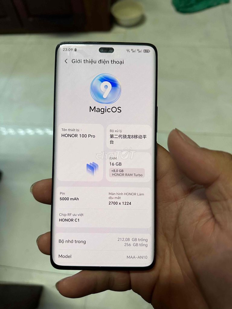 Em Cần Ra Đi Honor 100 Pro 16/256 có gl. Mua bán Điện thoại tại Thành phố Châu Đốc An Giang được đăng bởi Dương Quan Tú hình 1