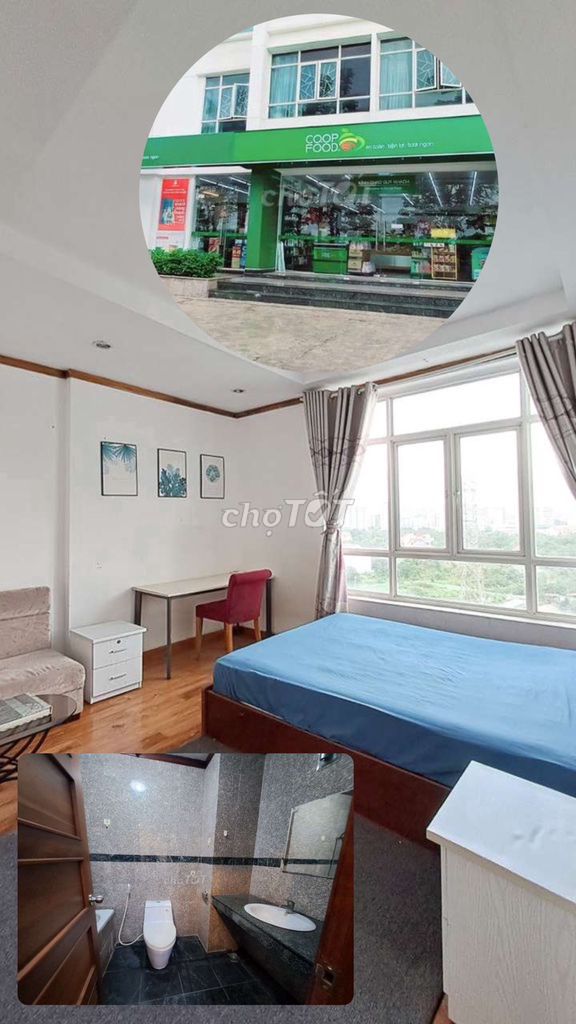 Chung cư Nguyễn Tri Phương gần đại học Y Dược UMP Sinh viên Văn phòng