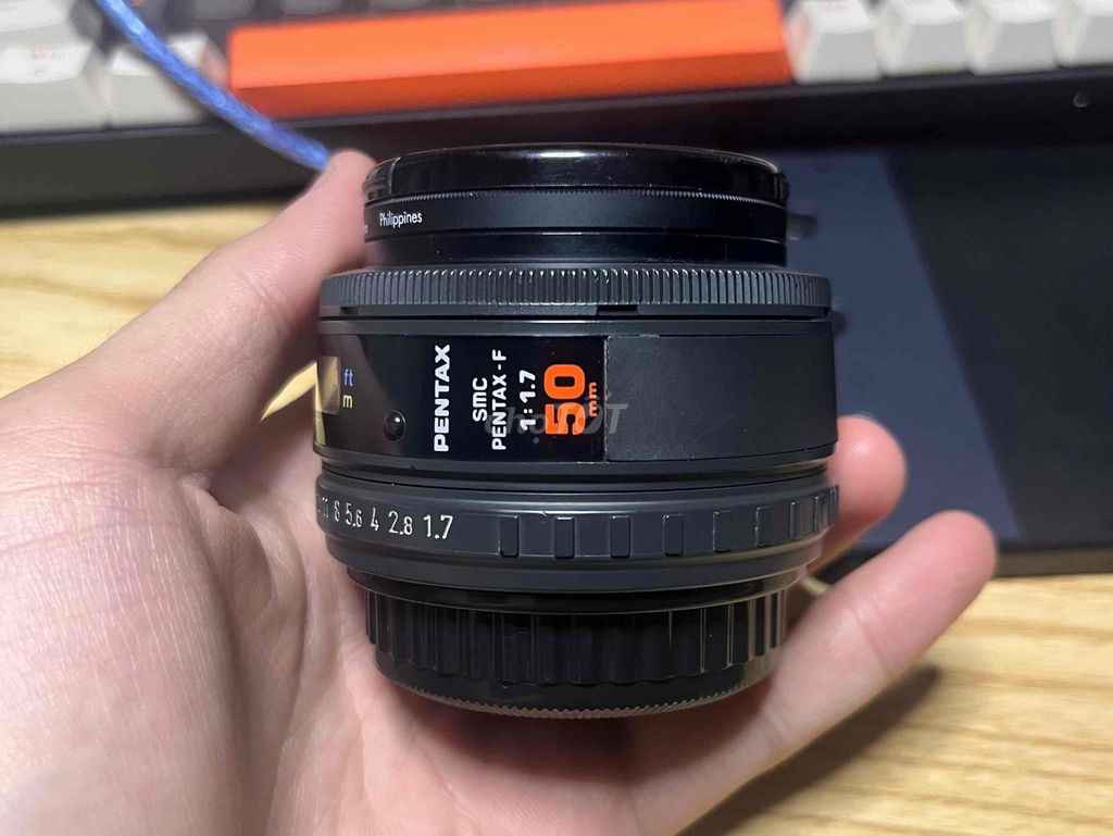 Ống kính Pentax SMC-F 50mm F1.7 ngàm K. Mua bán Máy ảnh, Máy quay tại Thành phố Thuận An Bình Dương được đăng bởi GNZ TeeDee hình 1