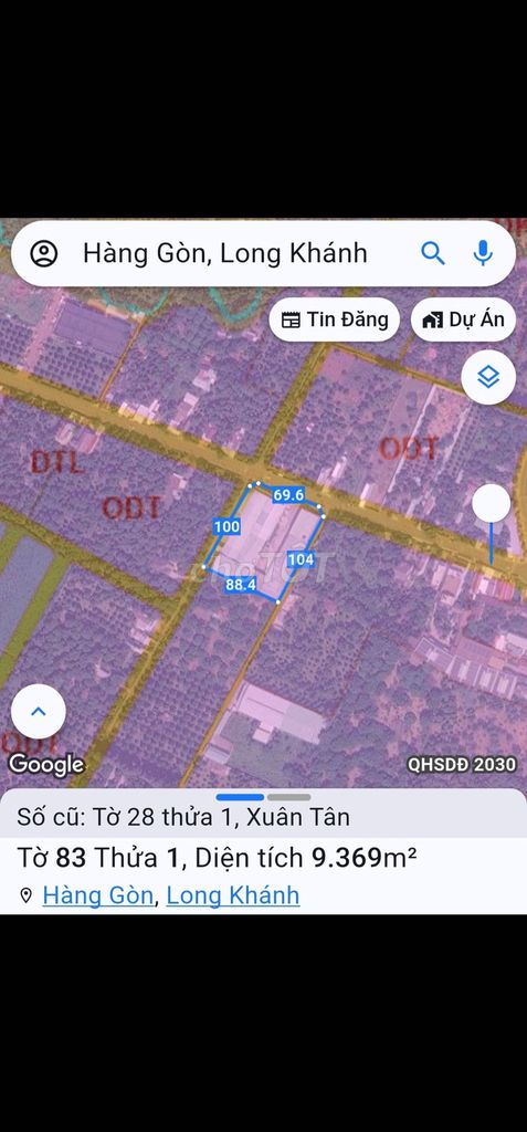 CHÍNH CHỦ BÁN: ĐẤT NHÀ XƯỞNG VĂN PHÒNG CÔNG TY