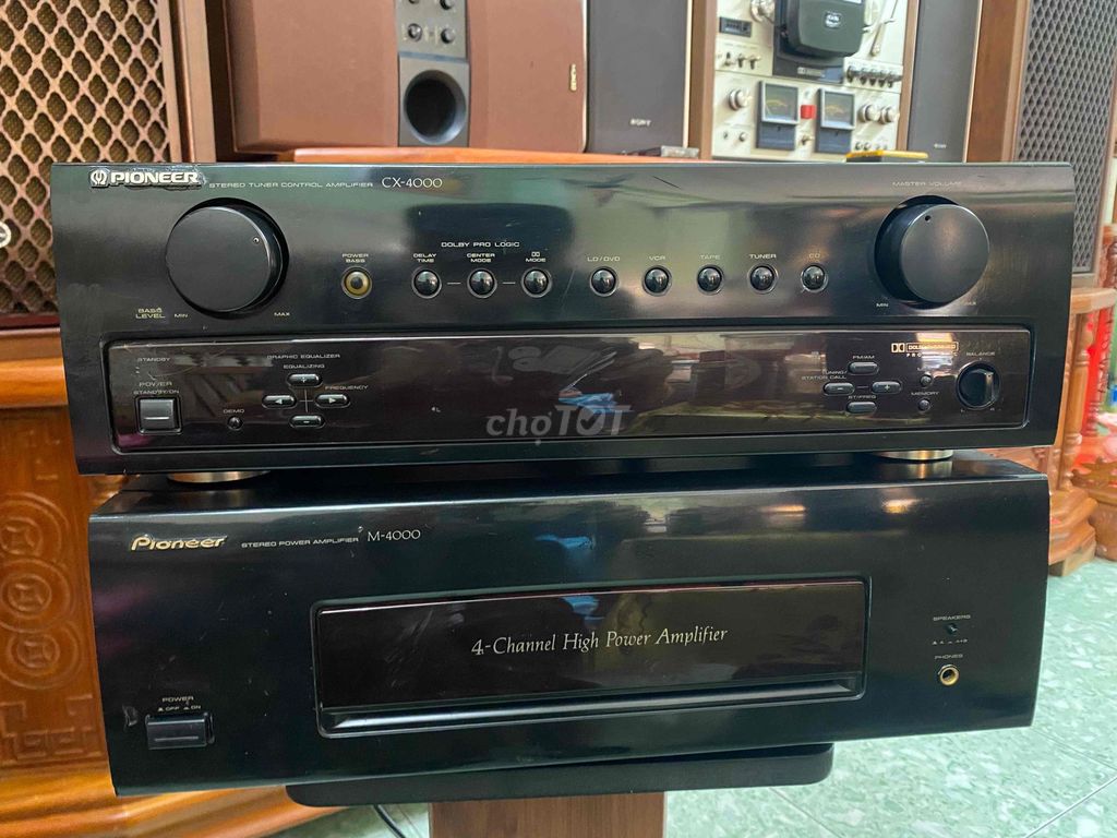 Bộ khuếch đại Pioneer M-4000 & CX-4000 Đen. Mua bán Tivi, Âm thanh tại Thành phố Cao Lãnh Đồng Tháp được đăng bởi duy thái hình 1