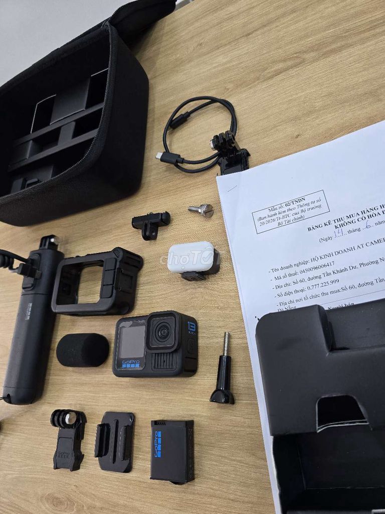 Máy quay GoPro HERO13 Black Đen kèm phụ kiện. Mua bán Máy ảnh, Máy quay tại Quận Liên Chiểu Đà Nẵng được đăng bởi AT Camera Đà Nẵng hình 1