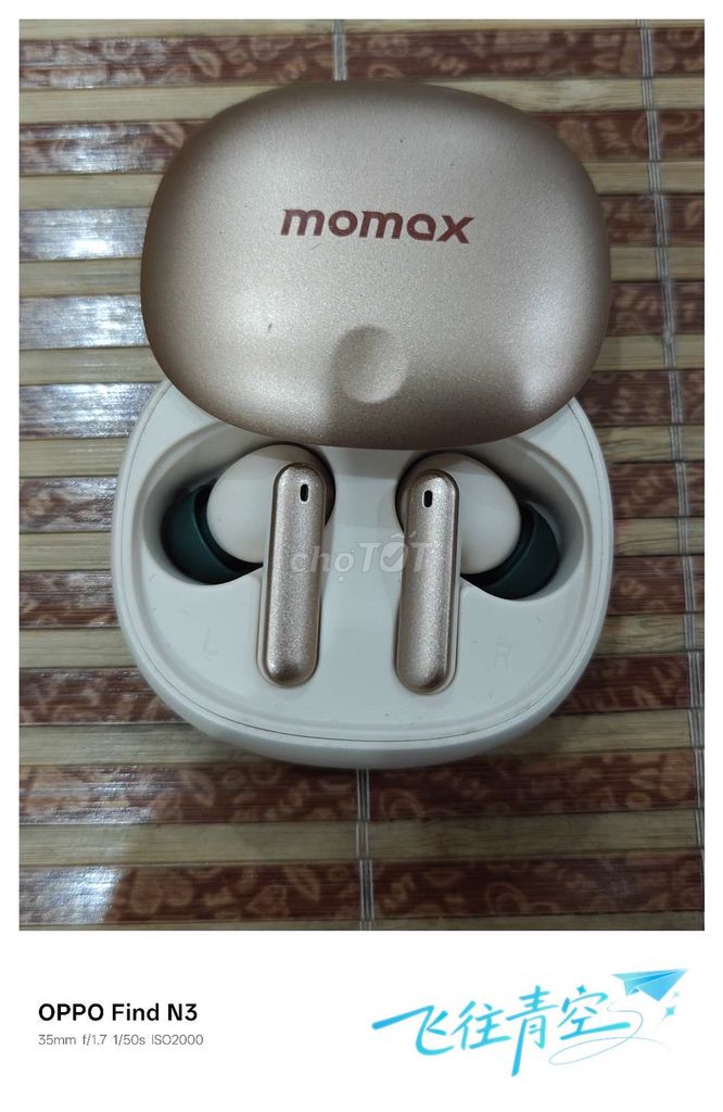 Tai nghe Momax BT13 Vàng sa mạc fullbox. Mua bán Tivi, Âm thanh tại Huyện Hóc Môn Tp Hồ Chí Minh được đăng bởi k2204 hình 1