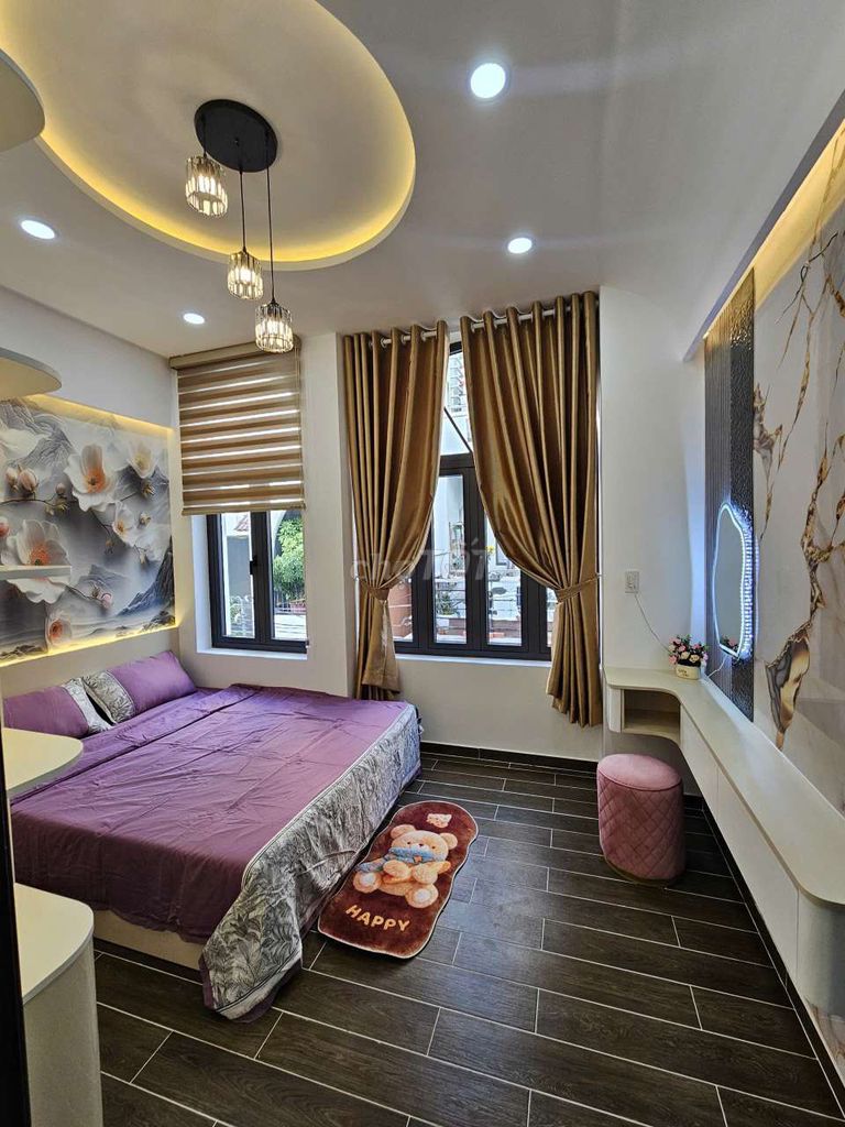 nhà hẻm xe hơi 2 lầu nhà mới - ảnh 5