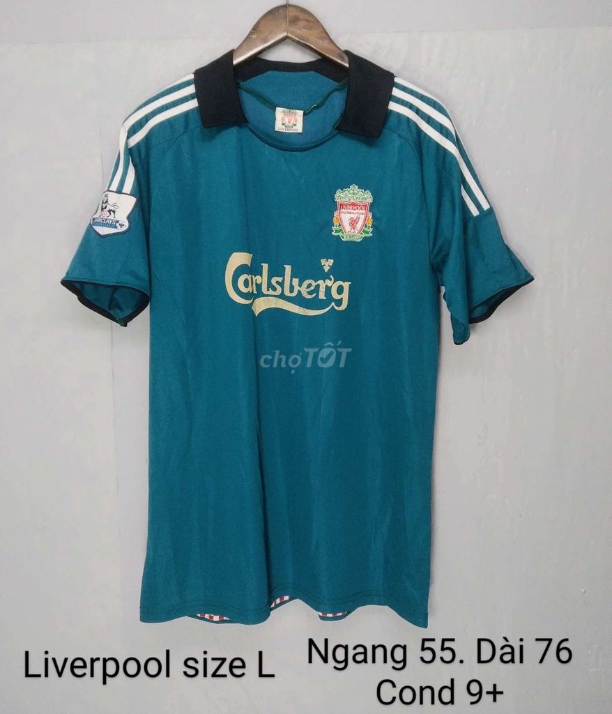 Áo bóng đá Liverpool Nam Xanh ngọc L Thoáng khí cũ. Mua bán Quần áo tại Quận Tây Hồ Hà Nội được đăng bởi Xem Nữa ở Đây hình 1