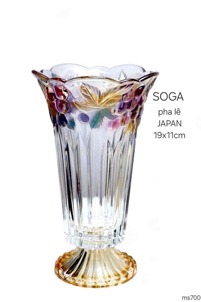 Bình hoa SOGA Pha lê Nhật Bản. Mua bán Cây cảnh, đồ trang trí tại Thành phố Rạch Giá Kiên Giang được đăng bởi Đức Bảo Trần hình 1