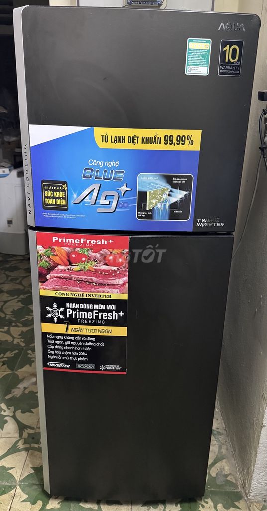 Tủ lạnh Aqua Inverter 235L Đen. Mua bán Tủ lạnh tại Thành phố Vinh Nghệ An được đăng bởi Thắng hình 1