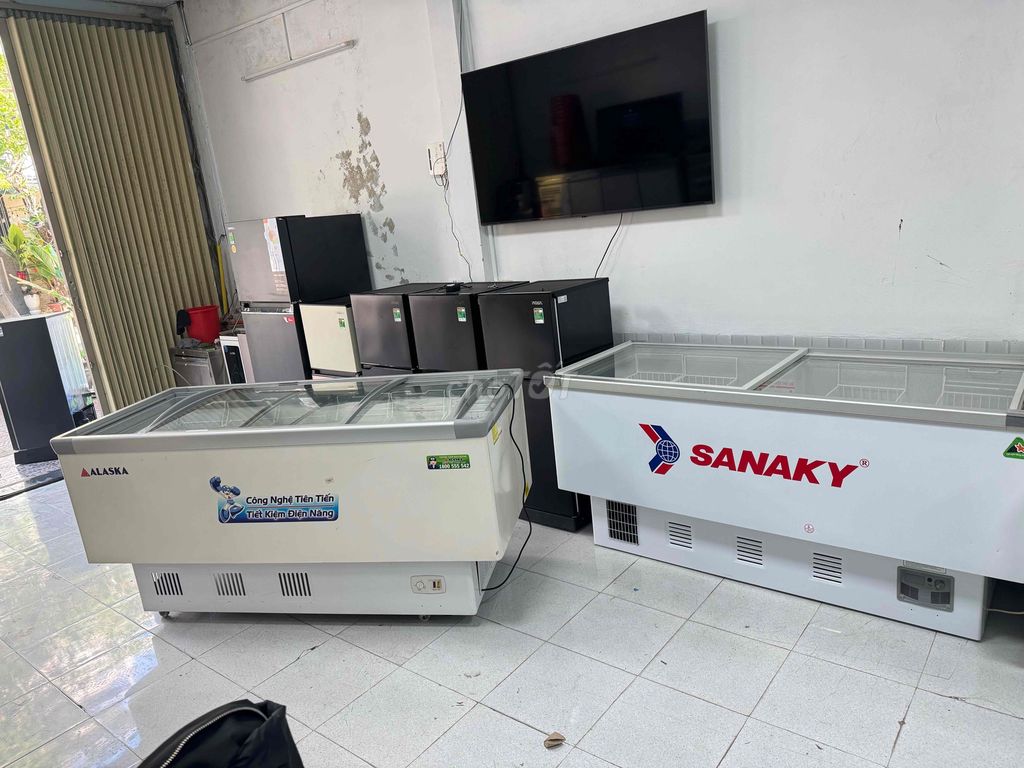 Tủ đông Alaska kính kéo Trắng. Mua bán Tủ lạnh tại Quận Liên Chiểu Đà Nẵng được đăng bởi Toni đmđ hình 1