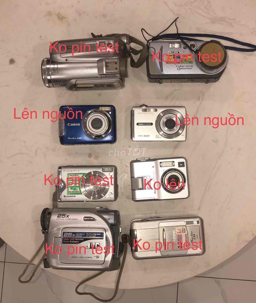 máy ảnh máy quay có lên nguồn, chết nguồn, ko pin. Mua bán Máy ảnh, Máy quay tại Quận Bình Tân Tp Hồ Chí Minh được đăng bởi Lĩnh hình 1