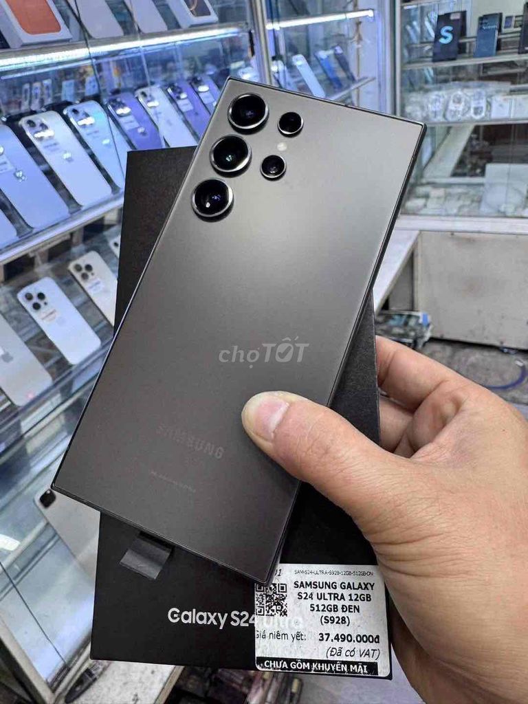 Samsung S24 Ultra 12GB/512GB Đen Like New. Mua bán Điện thoại tại Thành phố Qui Nhơn Bình Định được đăng bởi HƯNG MOBILE 07 Nguyễn Tất Thành Trung Tâm Thương Mại COOPMART hình 1