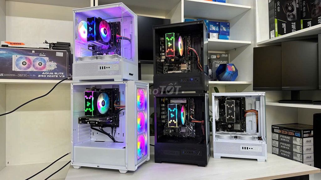 THÙNG PC ĐỒ HỌA 2D GAME MƯỢT I7 8700 GTX-1050TI 4G