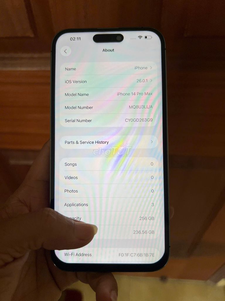 iPhone 14 Pro Max 256GB Tím , Không nhận Sim. Mua bán Điện thoại tại Quận 12 Tp Hồ Chí Minh được đăng bởi KPApple hình 1