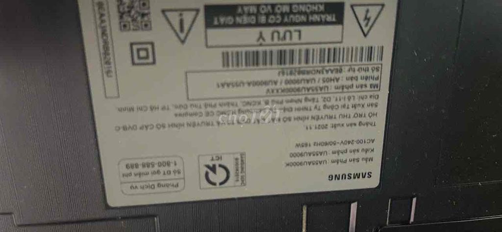 Tivi Samsung UA55AU9000K màn hình lỗi. Mua bán Tivi, Âm thanh tại Thành phố Thủ Đức Tp Hồ Chí Minh được đăng bởi long hình 1