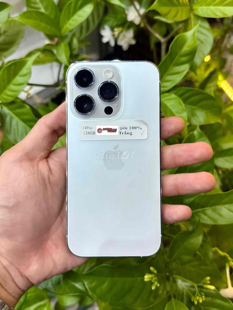 14 Pro trắng 128G. Nhỏ gọn, tiện lợi và đẳng cấp.. Mua bán Điện thoại tại Thành phố Mỹ Tho Tiền Giang được đăng bởi Hoàng Thành Apple hình 1
