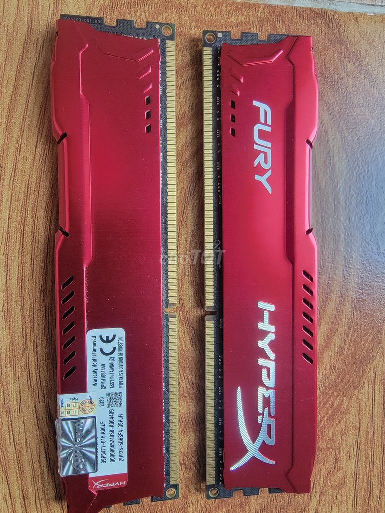 RAM HyperX Fury 16GB DDR3 Đỏ. Mua bán Linh kiện (RAM, Card...) tại Thành phố Cà Mau Cà Mau được đăng bởi Đoàn Cao Khanh hình 1