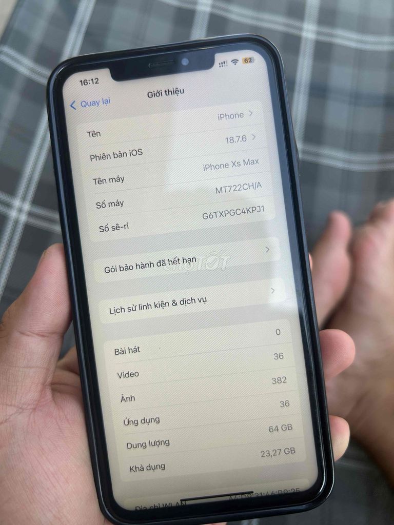 Apple iPhone XS Max 64GB. Mua bán Điện thoại tại Huyện Sông Hinh Phú Yên được đăng bởi Phạm Thuý hình 1