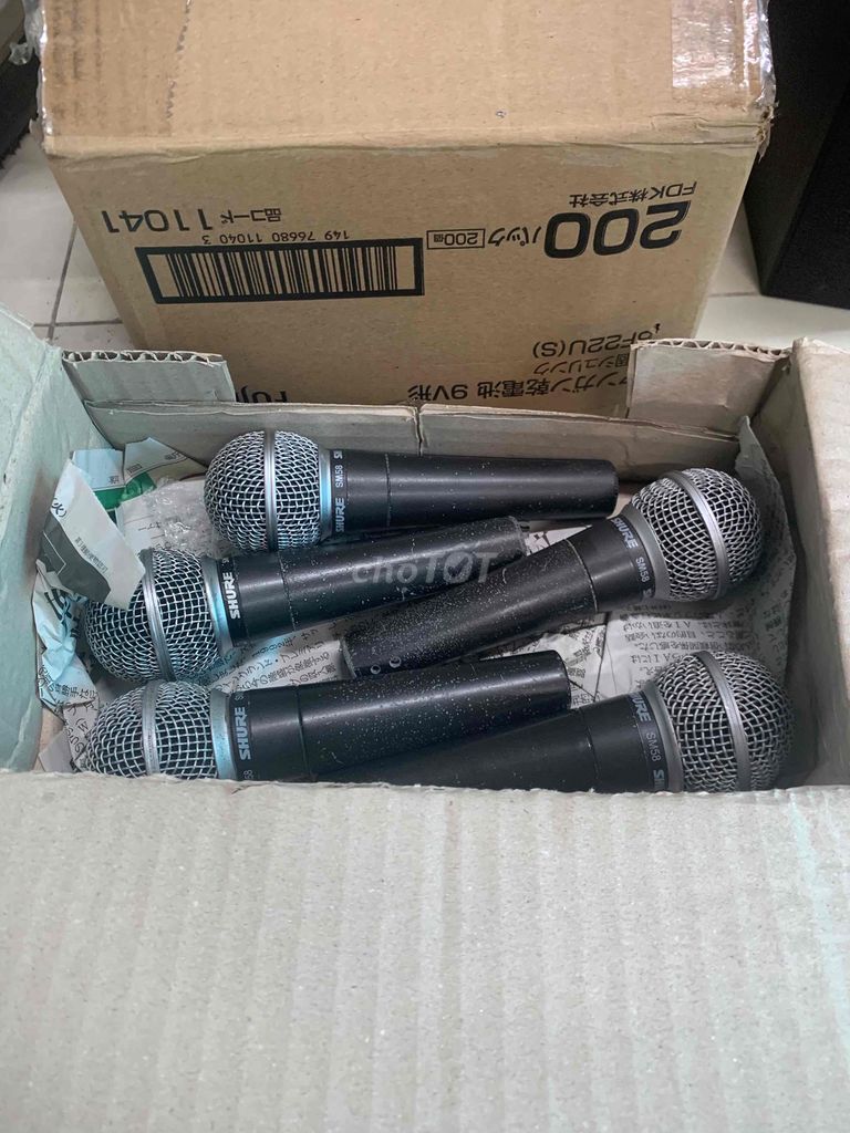 Micro Shure SM58 Đen Đã sử dụng. Mua bán Tivi, Âm thanh tại Thành phố Thủ Đức Tp Hồ Chí Minh được đăng bởi Le Thuy hình 1