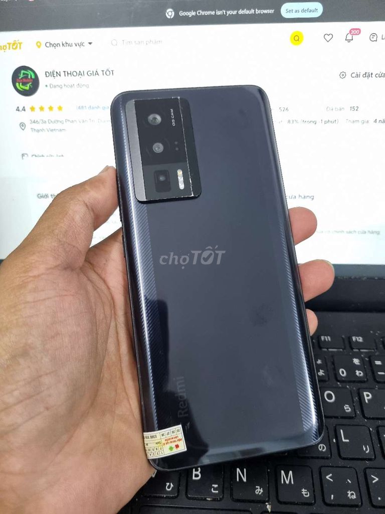 Xiaomi Redmi K60 Pro 12GB/512GB Snapdragon 8 Gen 2. Mua bán Điện thoại tại Quận Bình Thạnh Tp Hồ Chí Minh được đăng bởi Dân Mobile hình 1