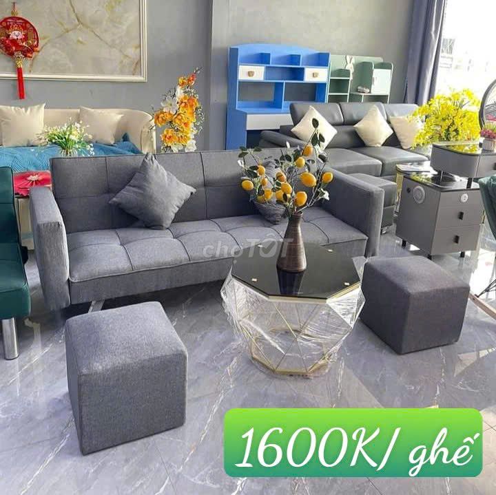 GHẾ SOFA BED CÓ TAY  - VẢI HOẶC DA