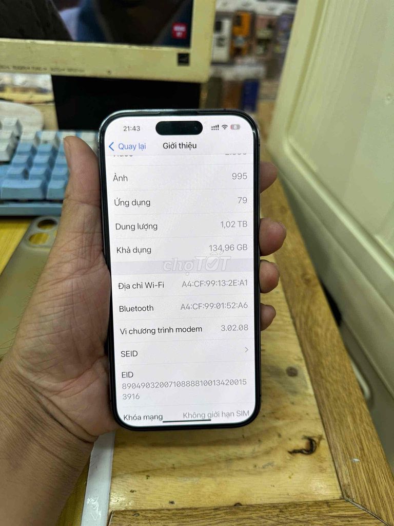 Apple iPhone 14 Pro 1TB Tím 84%. Mua bán Điện thoại tại Quận Bình Tân Tp Hồ Chí Minh được đăng bởi Đường Minh hình 1