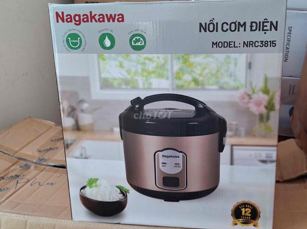 Nồi cơm điện Nagakawa NRC3815 1.8 lít. Mua bán Bếp, lò, đồ điện nhà bếp tại Quận Liên Chiểu Đà Nẵng được đăng bởi Lê Quang Huy hình 1