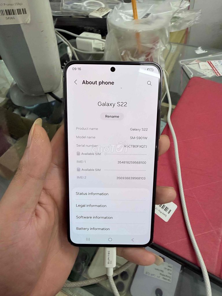 Samsung Galaxy S22 128GB Đen. Mua bán Điện thoại tại Quận Đống Đa Hà Nội được đăng bởi Hanoimobile MTC hình 1