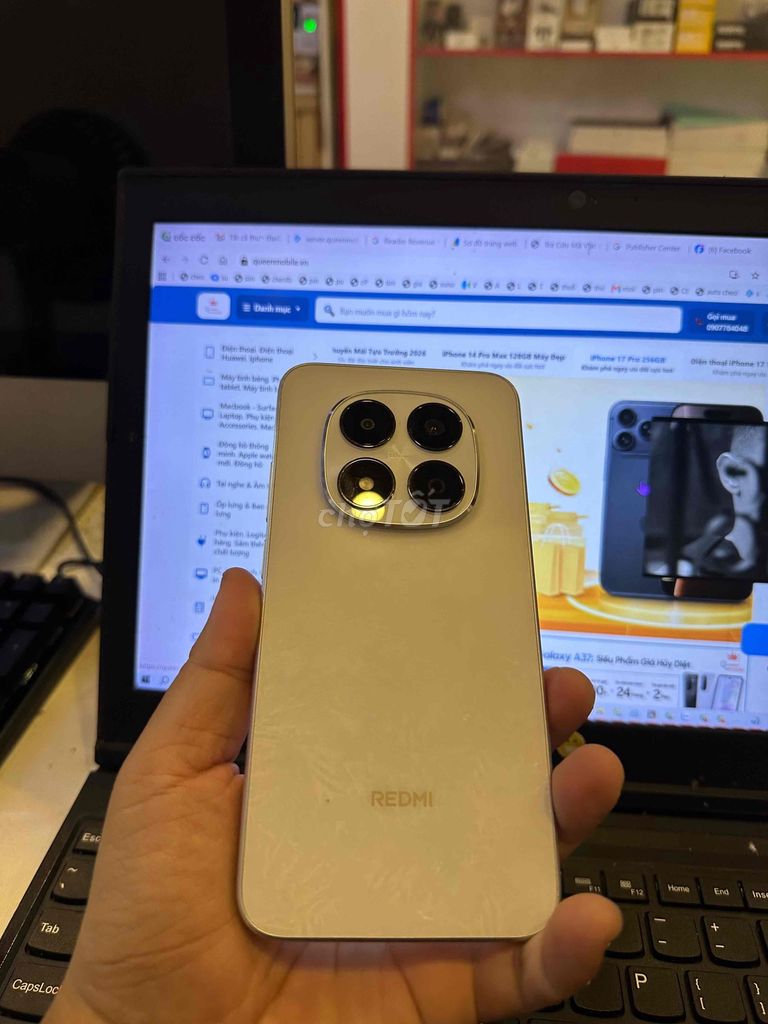 Xiaomi Redmi Note 15 Pro 5G 256GB Vàng. Mua bán Điện thoại tại Quận 10 Tp Hồ Chí Minh được đăng bởi Thế giới phone hình 1