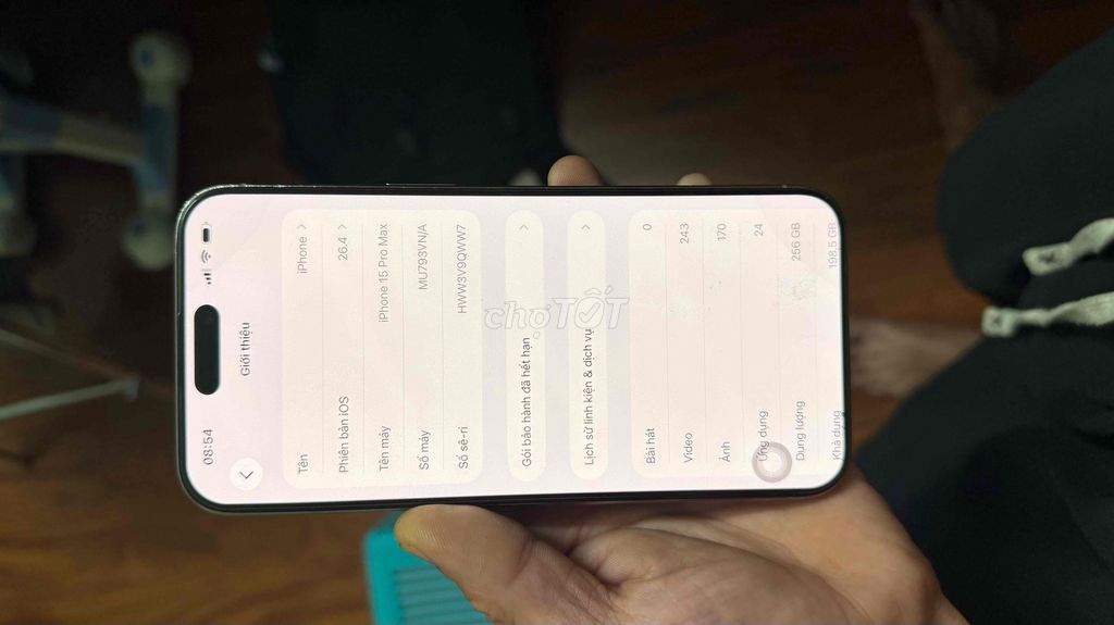 thanh lý  iPhone 15 Pro Max 256GB pin 84%. Mua bán Điện thoại tại Quận Đống Đa Hà Nội được đăng bởi Tony Hùng vlog hình 1
