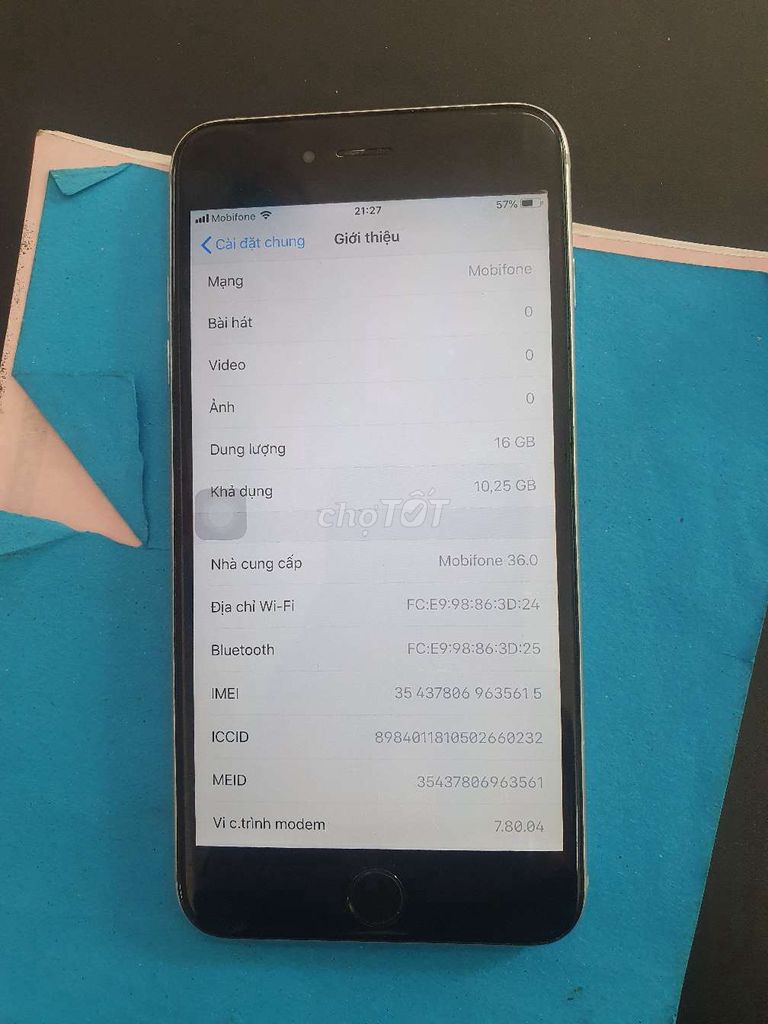 Iphone 6plus đẹp. Mua bán Điện thoại tại Quận Bình Thạnh Tp Hồ Chí Minh được đăng bởi Ngọc Như Quang hình 1