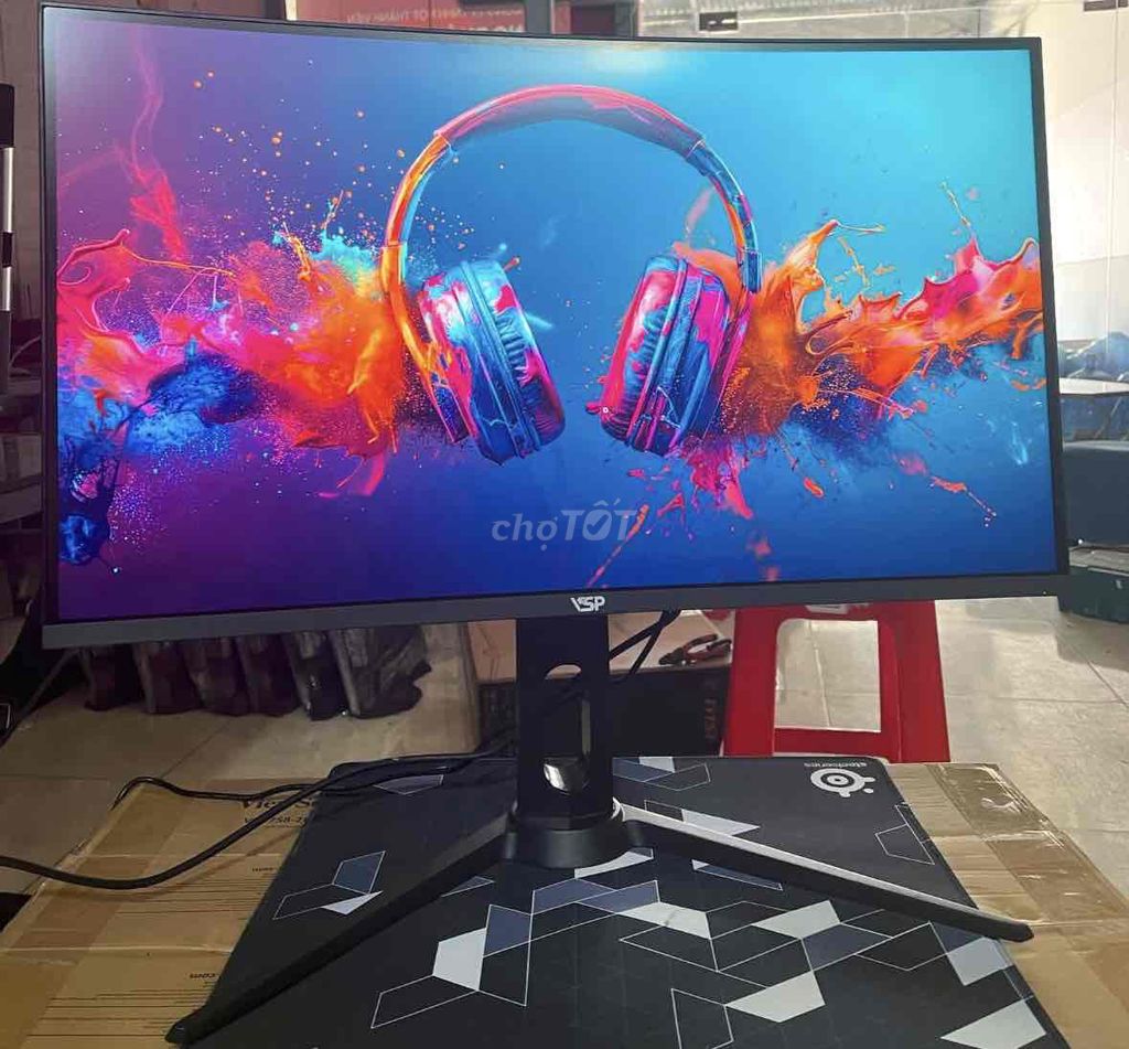 Thanh lý ma hình cong VSP 27 inch 165Hz. Mua bán Phụ kiện (Màn hình, Chuột...) tại Huyện Định Quán Đồng Nai được đăng bởi Bảo Châu hình 1