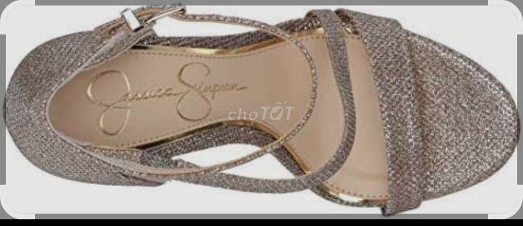 Giày cao gót Nữ Jessica Simpson Bạc Kim tuyến 38. Mua bán Giày dép tại Quận Tân Bình Tp Hồ Chí Minh được đăng bởi NGUYEN HAI NGOC hình 1