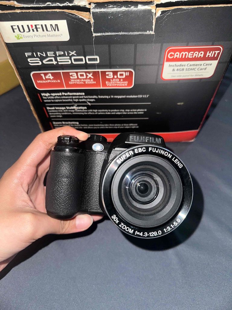 Máy ảnh Fujifilm FinePix S4500 Đen 14MP 30x. Mua bán Máy ảnh, Máy quay tại Quận Bình Tân Tp Hồ Chí Minh được đăng bởi vy hình 1
