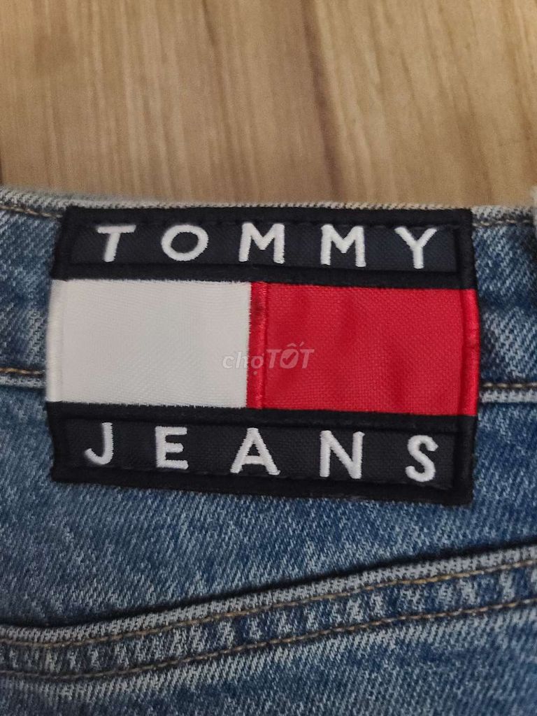 Bộ quần jean tommy và áo polo tommy