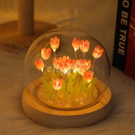 Đèn để bàn hoa Tulip (đèn ngủ) Mới . Mua bán Đèn tại Quận 1 Tp Hồ Chí Minh được đăng bởi Tuấn  hình 1