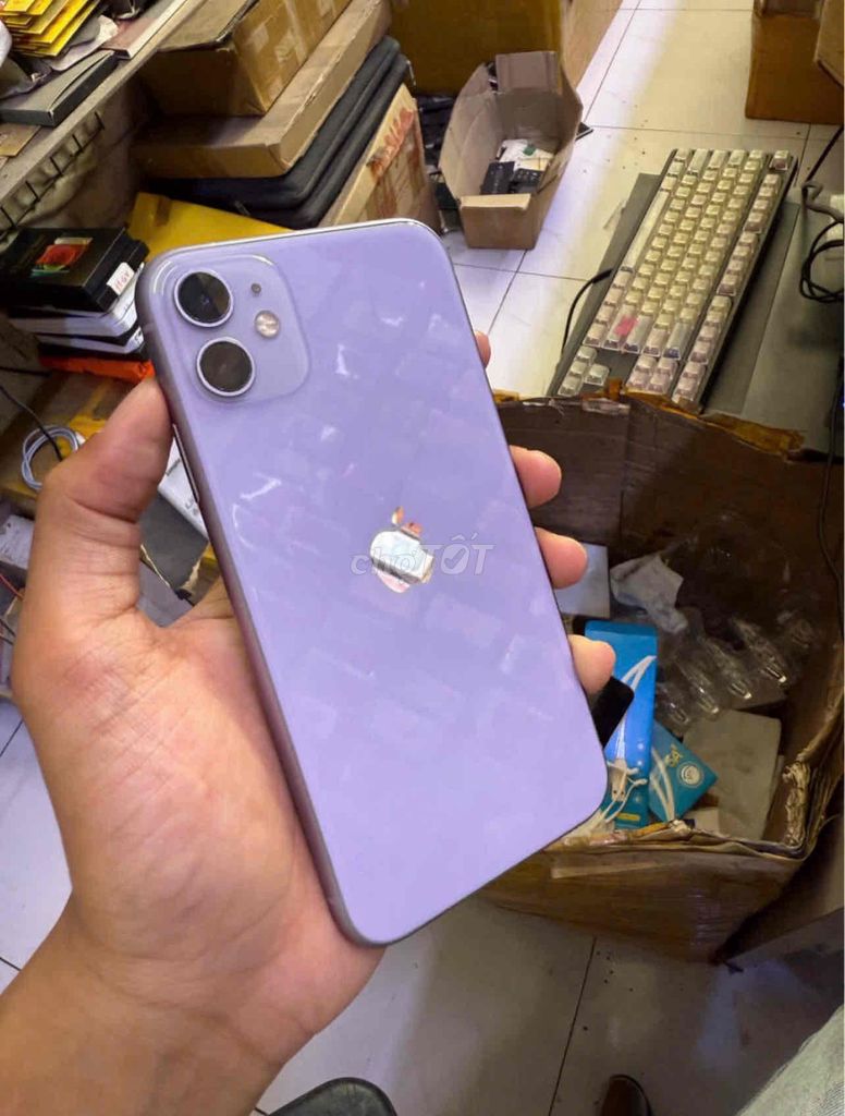 Apple iPhone 11 64GB Tím mất Face ID. Mua bán Điện thoại tại Thành phố Biên Hòa Đồng Nai được đăng bởi Nguyễn Gia Bảo hình 1