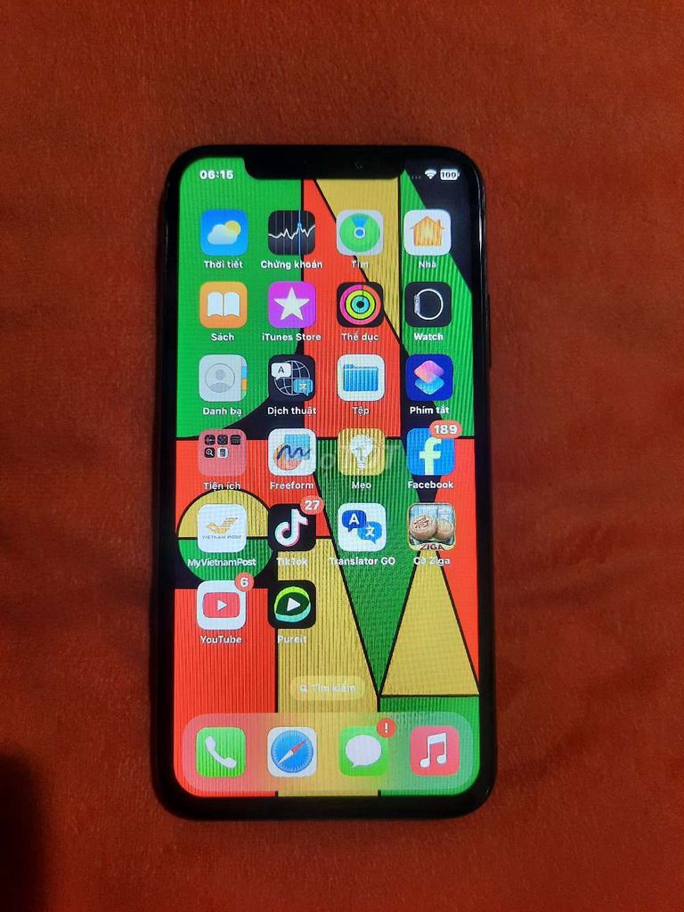 iPhone X 64GB Đen. Mua bán Điện thoại tại Thành phố Biên Hòa Đồng Nai được đăng bởi Lehoang Minhphu hình 1
