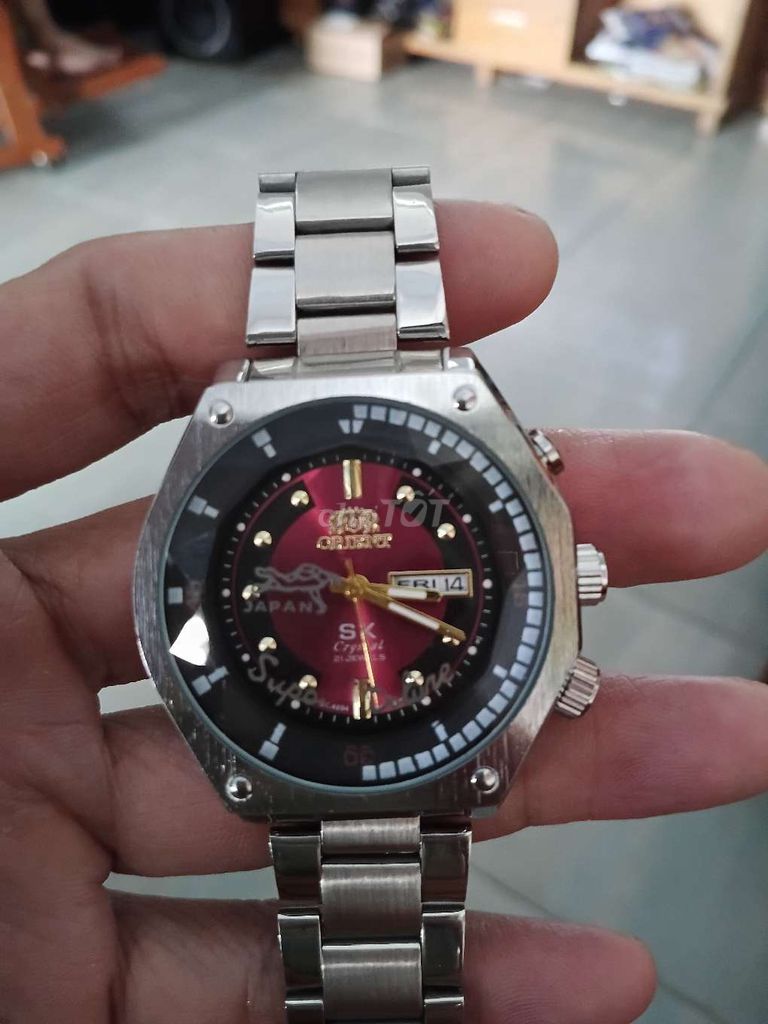 Đồng hồ Orient SK Crystal Nam Đỏ. Mua bán Đồng hồ tại Quận Liên Chiểu Đà Nẵng được đăng bởi Cu hình 1