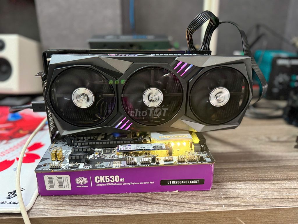 VGA Msi 3070 Gaming Z Trio 8GB, 3 Fan to đẹp