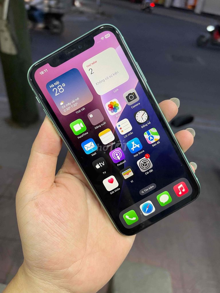 Apple iPhone 11 64GB Xanh Quốc tế. Mua bán Điện thoại tại Thành phố Dĩ An Bình Dương được đăng bởi Đức Trung Mobile  hình 1
