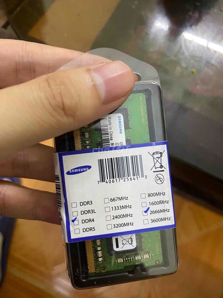 ram laptop ddr4 4gb mới 99.9%