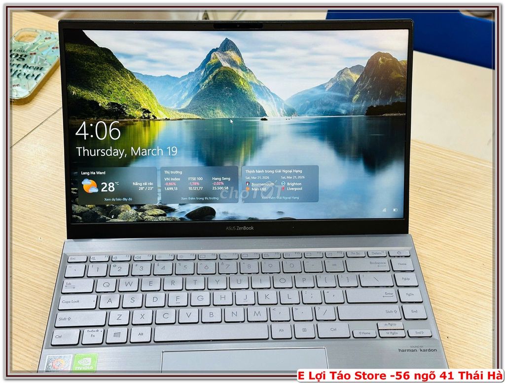 E pass ASUS ZENBOOK UX425 RYZEN 5 5500U 8GB/256GB. Mua bán Laptop tại Quận Đống Đa Hà Nội được đăng bởi Nguyễn Tiến Lợi hình 1